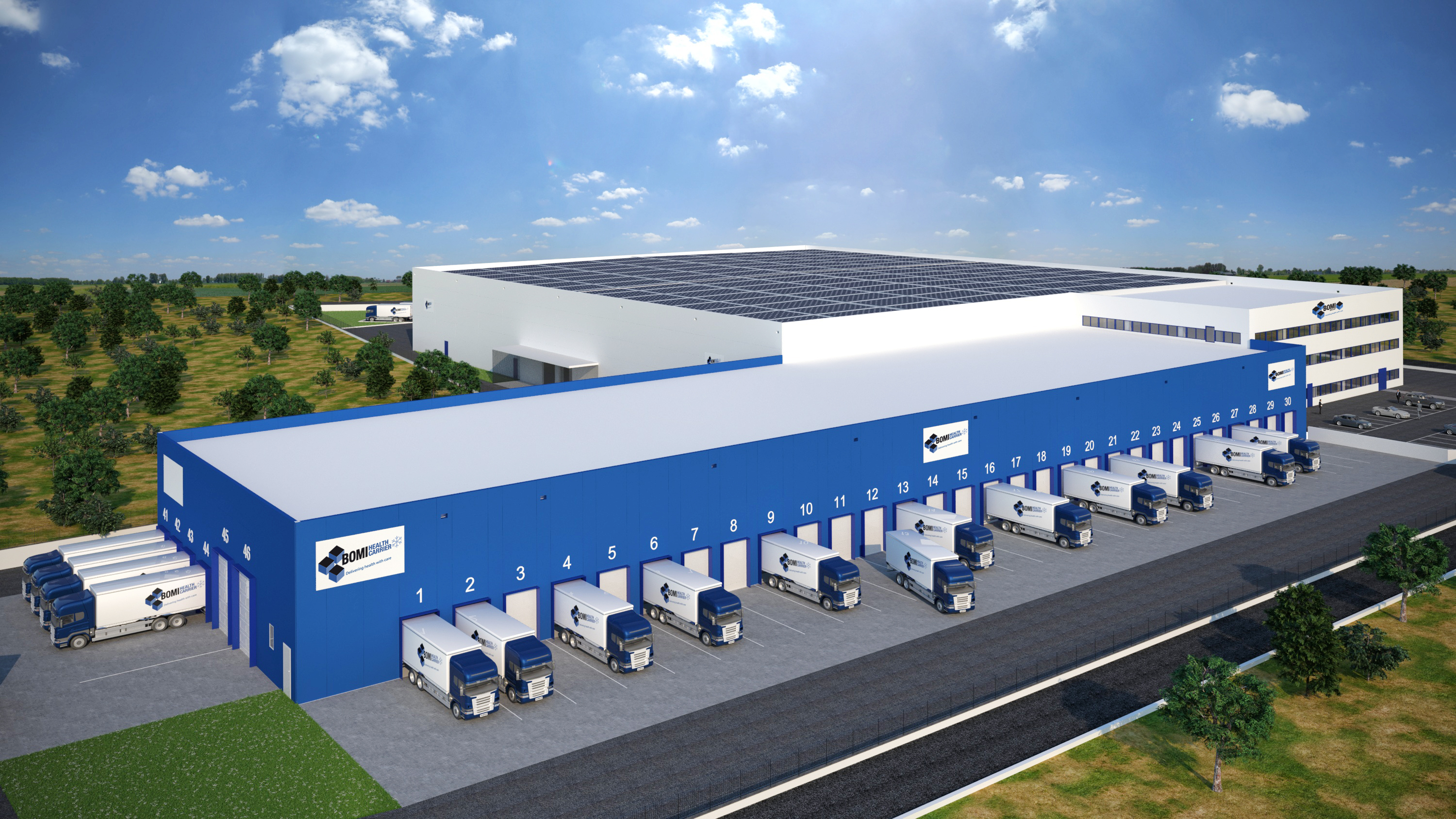 BOMI INVESTS IN A NEW STATE OF THE ART WAREHOUSE: THE LAUNCH OF THE NEW ONE  ROOF PROJECT 4.0 • Bomi Group